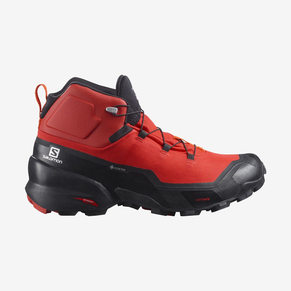 Salomon CROSS HIKE MID GORE-TEX Botas De Montaña Hombre - Naranjas - Colombia (65319-HUIX)